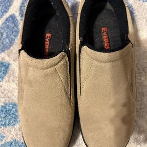 Everest unisex Tan Suede Slip-On Shoes
